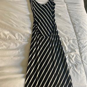 Gorgeous low back striped maxi